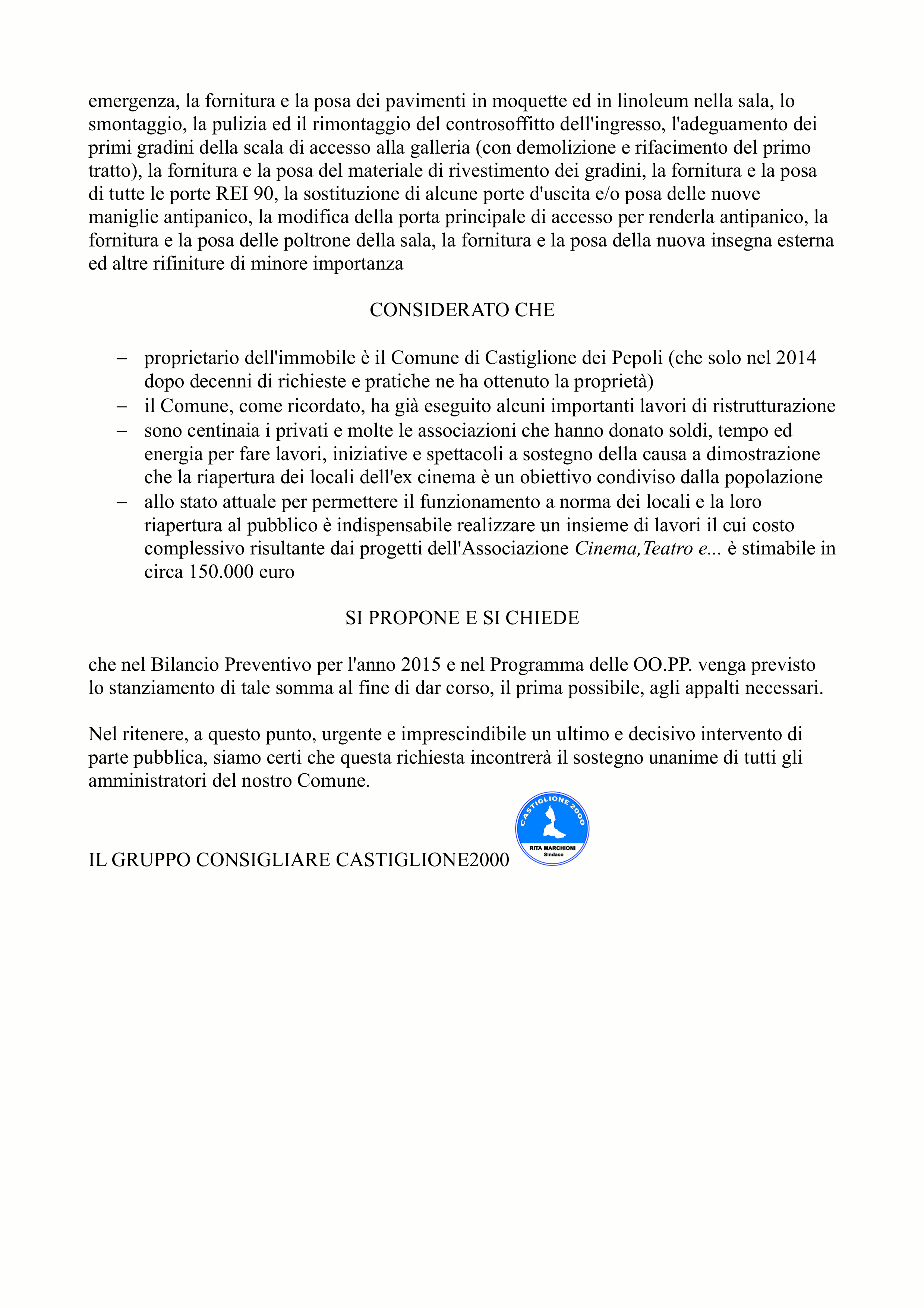 proposta cinema