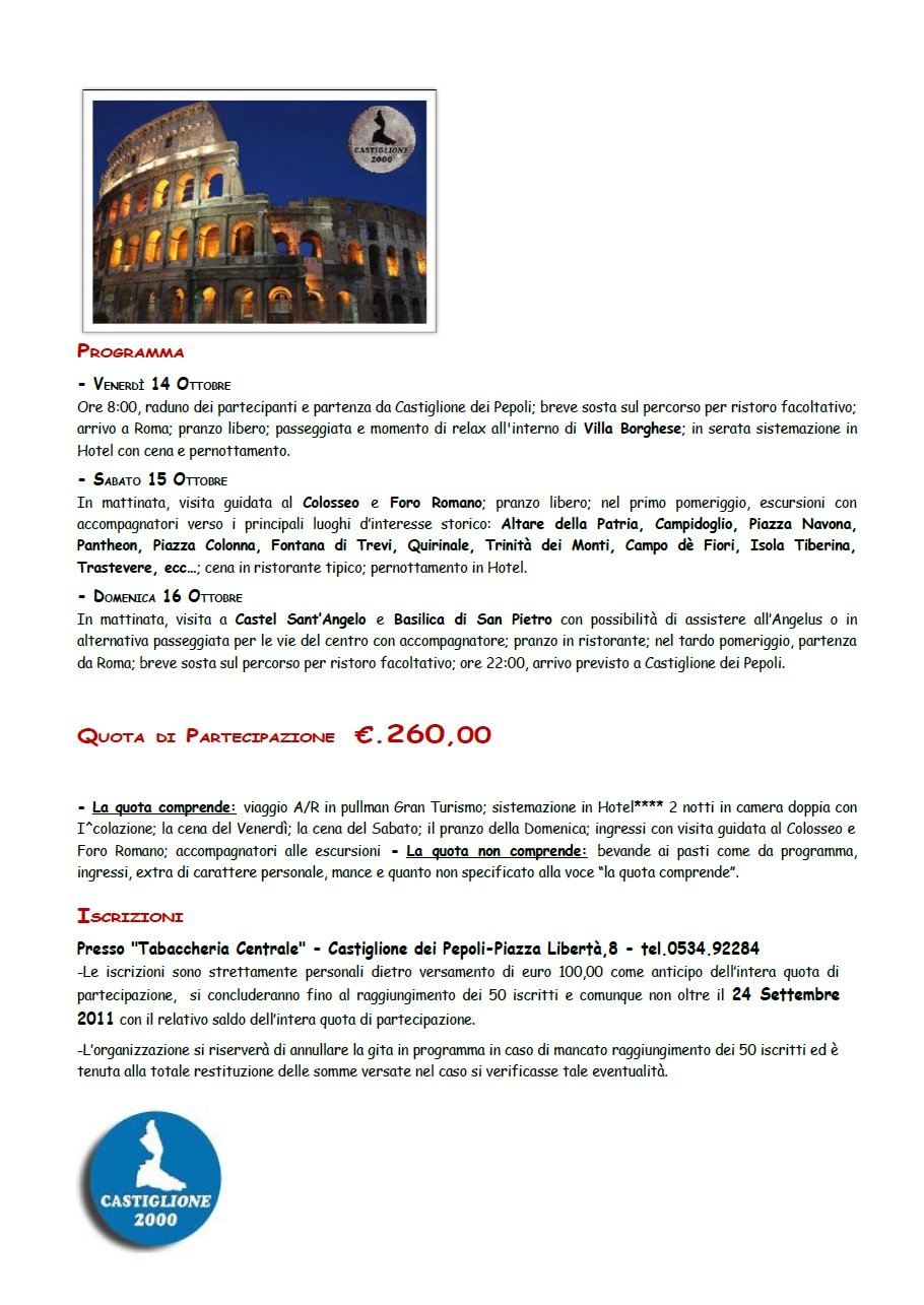 Gita a Roma