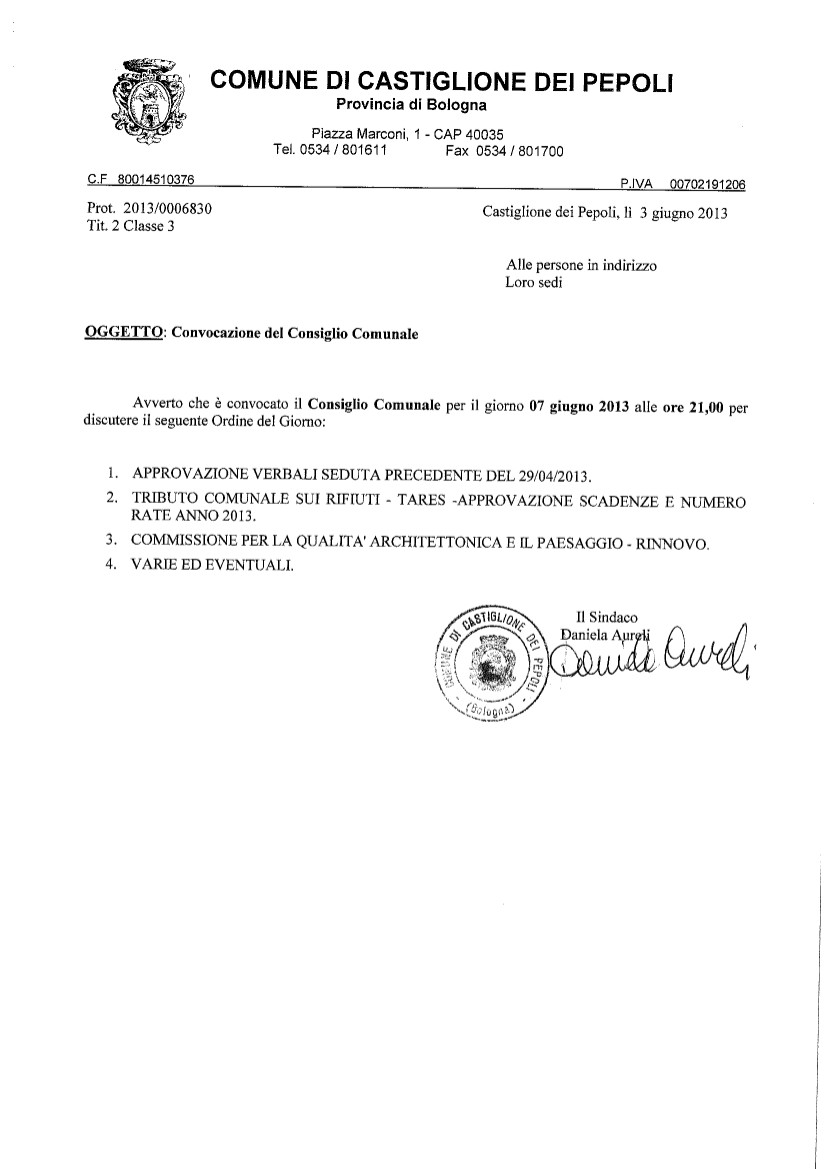 Consiglio Comunale