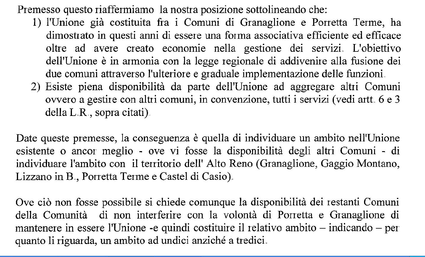 Delibera Porretta